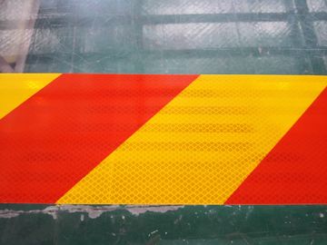 Weather Resistant Red And Yellow Vehicle Reflective Tape Package 1 Roll/Box