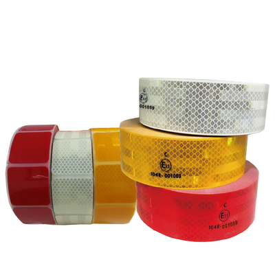 Red And White High Reflectivity  Dot C2 Reflective Tape For Truck Trailer