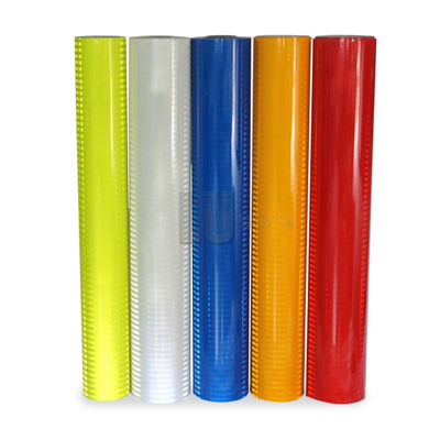 Fabricant usine PET PVC rétro autocollant réfléchissant feuille de réflecteur Film imprimable feuille de matériau pour panneau de signalisation