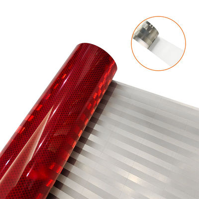 Bande réfléchissante E11 de couleur jaune métallisée ECE104R pour la sécurité des camions