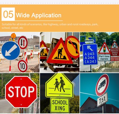 10 ans de film réfléchissant micro prismatique auto-adhésif fluorescent jaune vert lime pour panneaux de signalisation haute visibilité