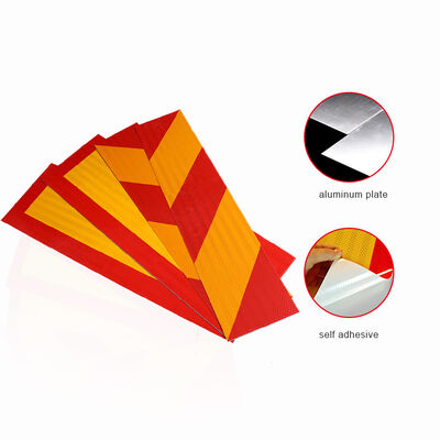 Vehicle Safety Sticker Reflective Rear Marking Plate Truck Class 1 Sticker Reflective Tape