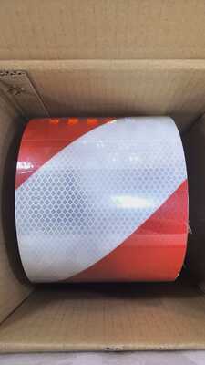 Autocollants fléchés rétro-réfléchissants de 2 pouces et 4 pouces / Feux de flèche / Panneaux d'avertissement de sécurité Chevron pour camions et vélos