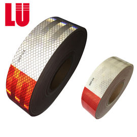 Adhesive Waterproof Retro Truck DOT C2 Red And White Reflective Tape For Traffic Safety