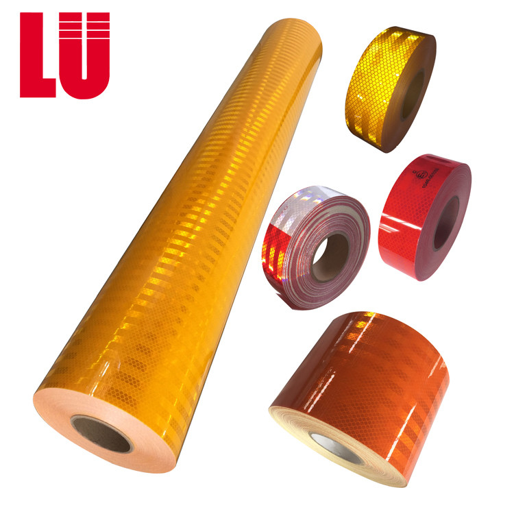 Feuille réfléchissante EGP Signes de circulation de qualité ingénieur Matériau de qualité diamant Vinyle réfléchissant pour les panneaux de signalisation routière