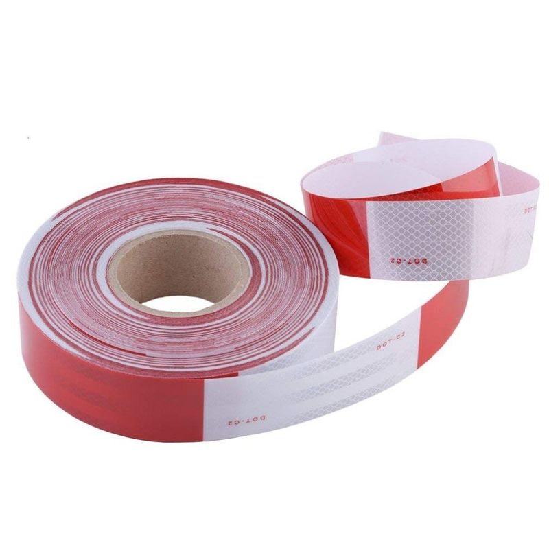 Tape réfléchissante personnalisée en PVC / PET / acrylique pour une visibilité élevée Package 1 Roll/Box