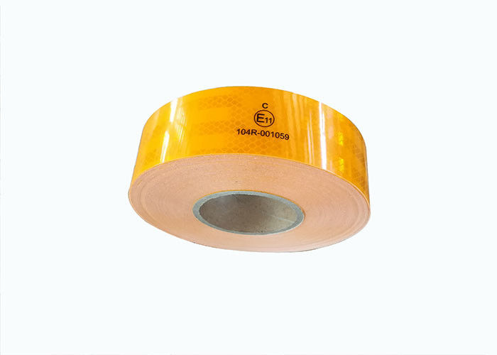 Bande réfléchissante rouge de sécurité de visibilité élevée pour le blanc 25CM de jaune de véhicules 45.7m 50 M