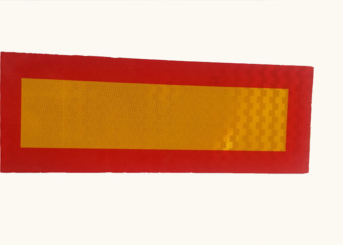 Sécurité réfléchissante de bande d'inscription de véhicule de voiture de police de plancher, bande réfléchissante jaune et rouge et autocollants