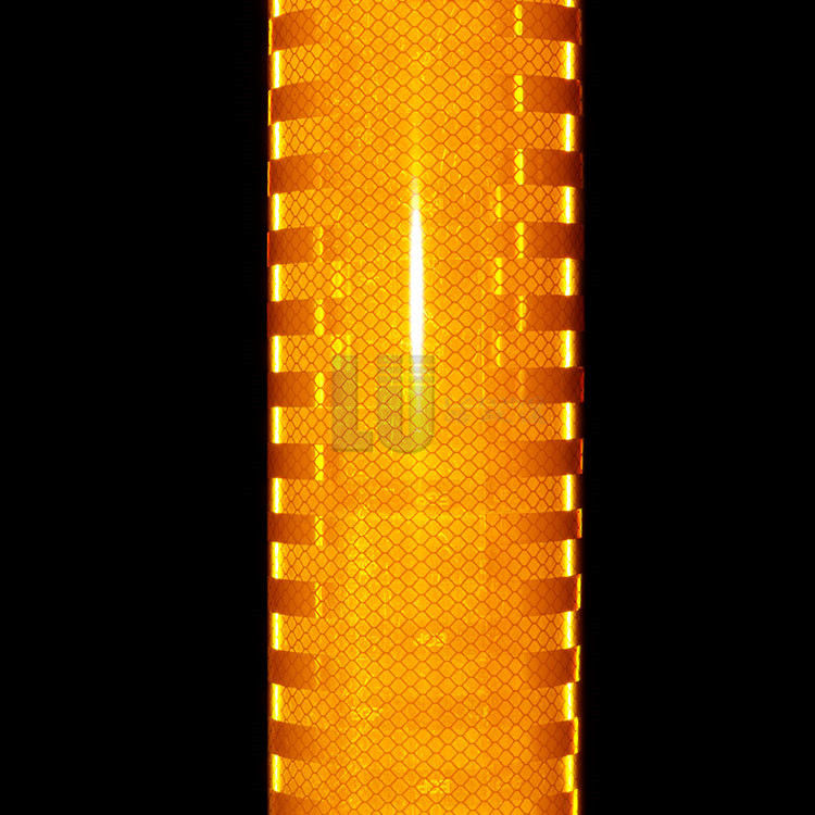 Acrylique micro prismatique de qualité HIP vinyle en rouleau de feuille réfléchissante visible pour l'impression numérique