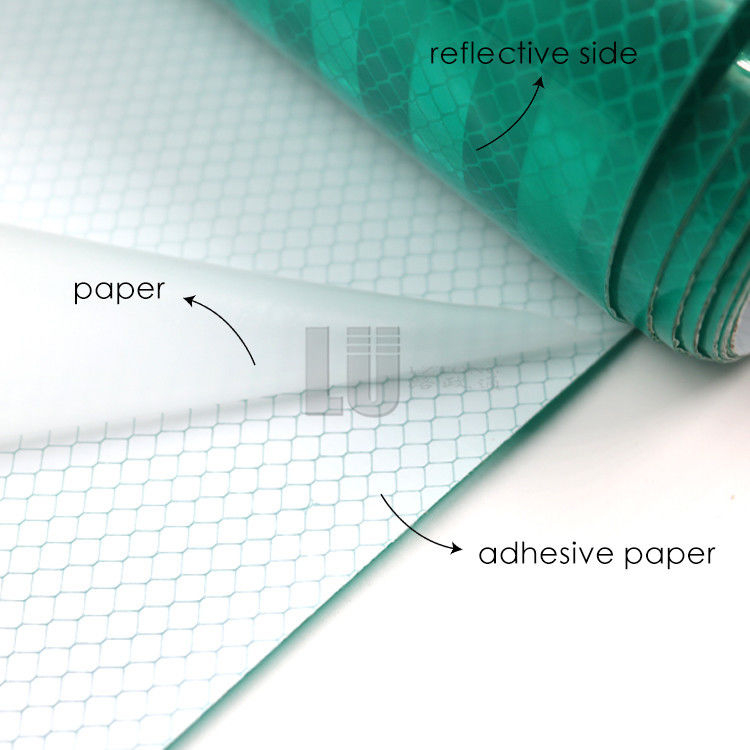 HIP PMMA Grade Prismatique Reflectrice Feuille de vinyle Imprimable rétro Pour les panneaux de sécurité à grande distance