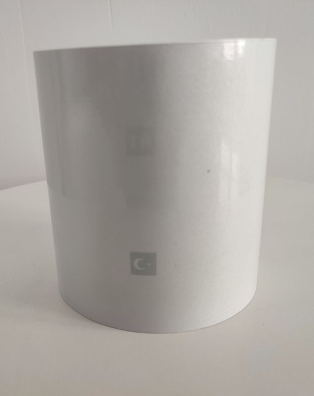 Plaque d'immatriculation en blanc sur mesure