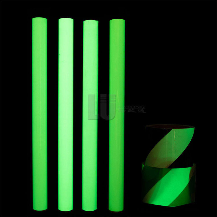 Ruban adhésif en vinyle photoluminescent en PVC, respectueux de l'environnement, résistant aux intempéries, Film lumineux phosphorescent