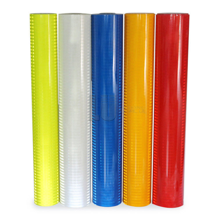1.22m*45.7m Self adhesive EGP Ingénieur de qualité Prismatique Jaune Retro Film pour les panneaux de signalisation