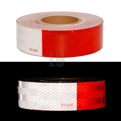 Red And White High Reflectivity  Dot C2 Reflective Tape For Truck Trailer