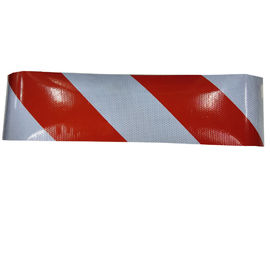 Adhésif fort de recouvrement réfléchi blanc oblique rouge/de jaune catégorie de forte intensité noire de bande pour le véhicule