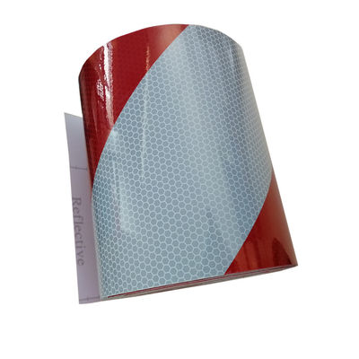 Honeycomb Pattern Printable Reflective Vinyl Sheet Sticker High Visibility Micro Prismatic Material Traffic Barricade