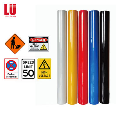 ASTM TYPE 1 7 ans feuille de film vinyle réfléchissant PMMA haute visibilité de qualité technique 7200 pour panneau de signalisation
