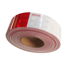 Red And White High Reflectivity  Dot C2 Reflective Tape For Truck Trailer