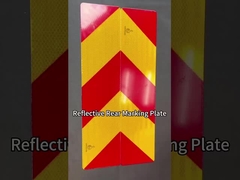 Résistant aux intempéries Ruban réfléchissant rouge et jaune pour véhicules Package 1 rouleau/boîte